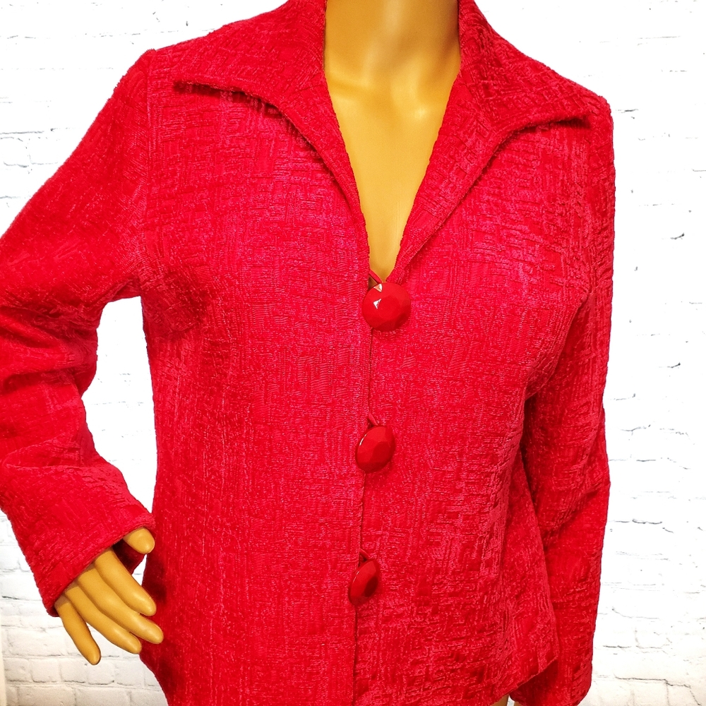 Laura Ashley Holiday Red Coat/blazer